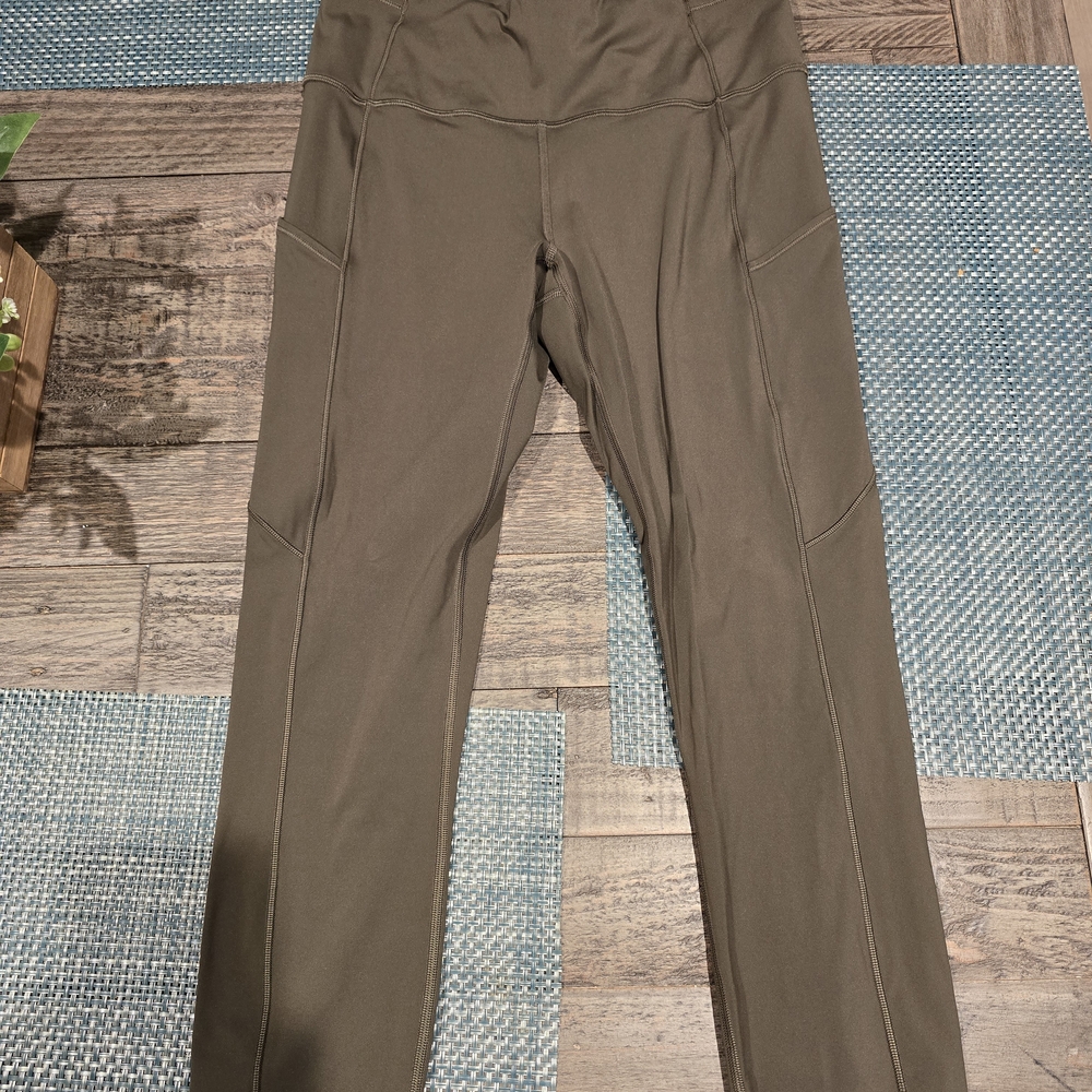 lululemon athletica Olive Green High-Rise Leggings